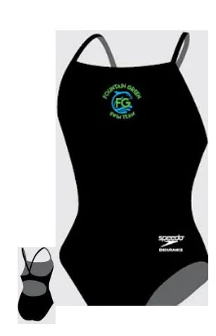 Fgdhslssl_SPEEDO Endurance  Solid Flyback Training Suit - Youth