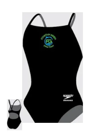 Fgdhslssl_SPEEDO Endurance  Solid Flyback Training Suit - Youth