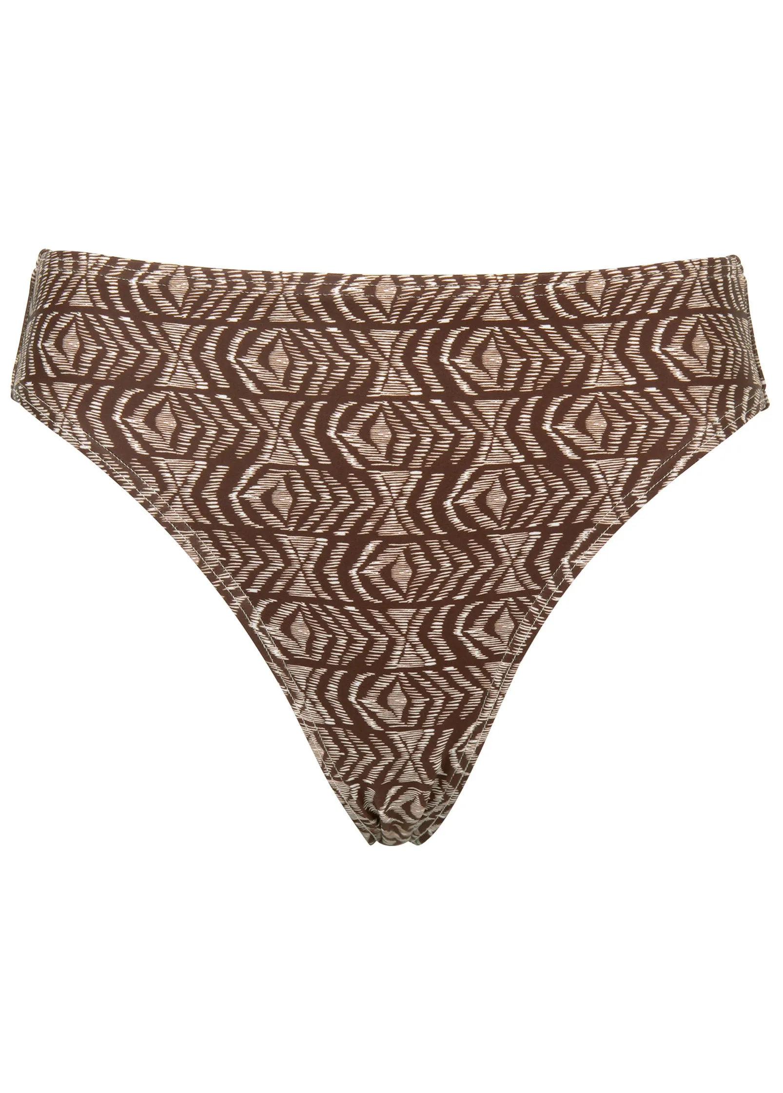 Fiji Mid Rise Moderate Bottom - Mystic Border