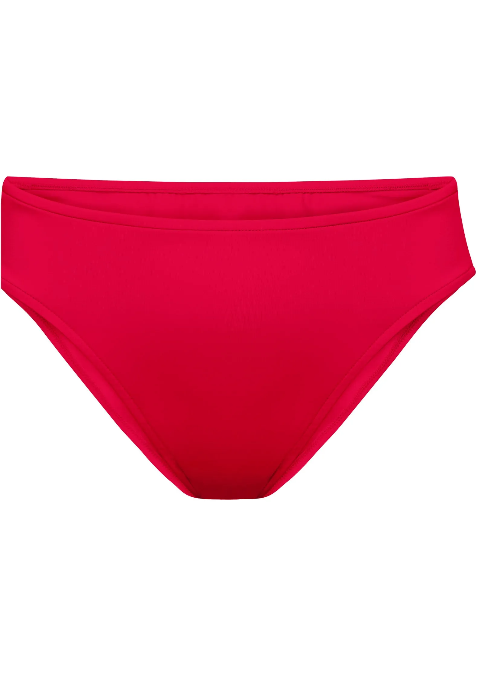 Fiji Mid Rise Moderate Bottom - Red Hot