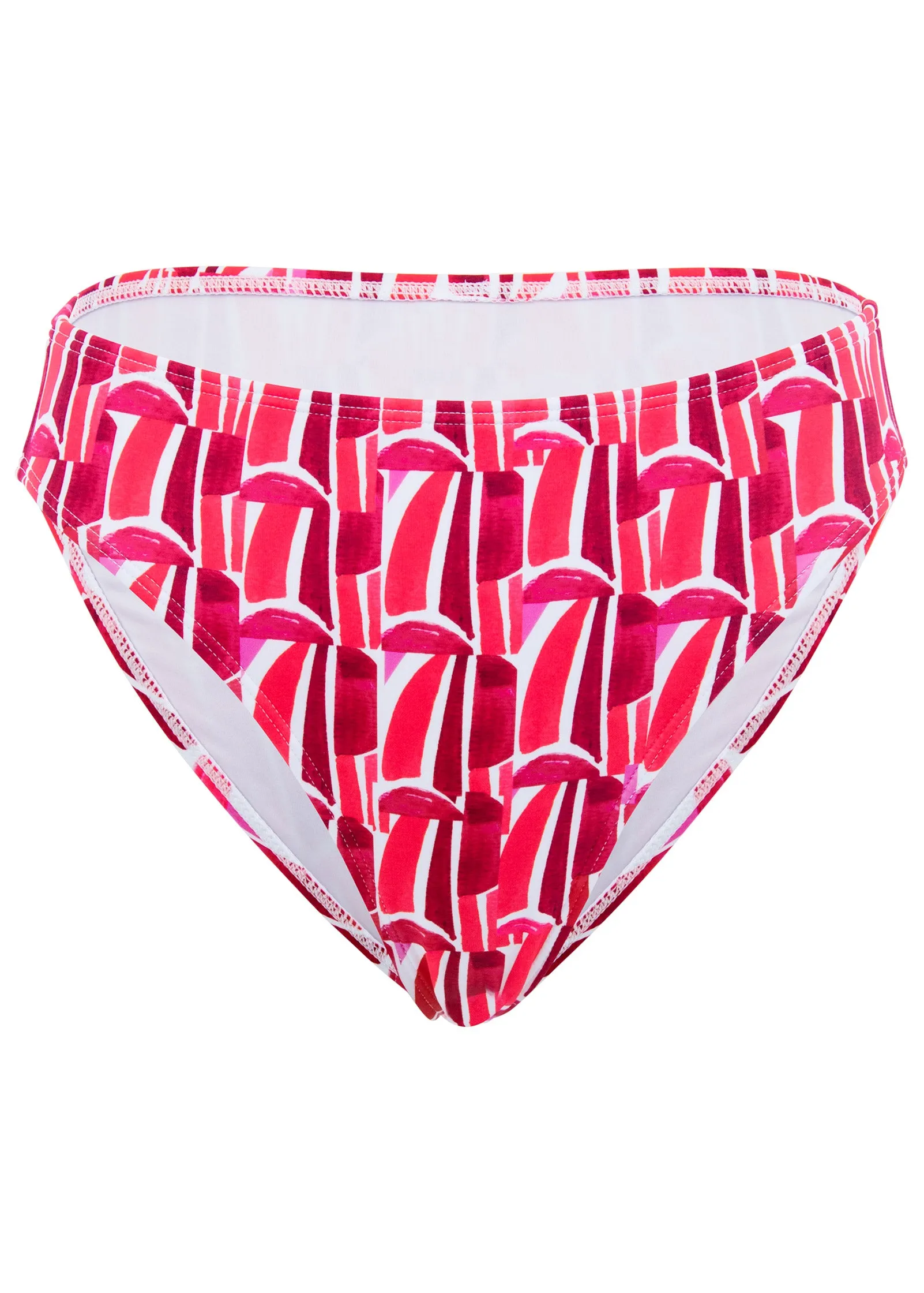 Fiji Mid Rise Moderate Bottom - Strawberry Fields