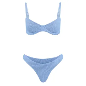 Firenze Underwire Bikini Set | Baby Blue