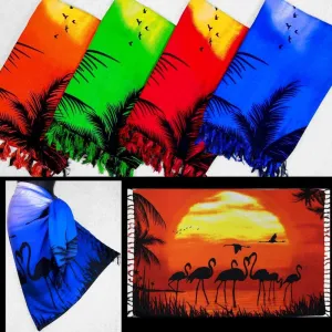 Flamingo Sunset Sarongs