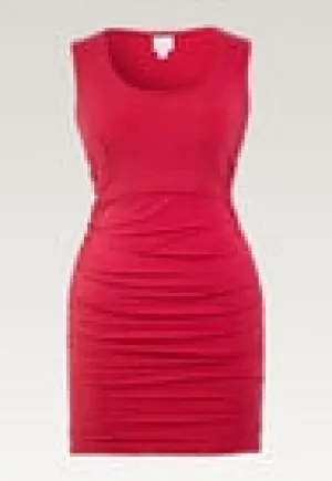 Flatter Me Sleeveless Dress - Sweet Fuchsia