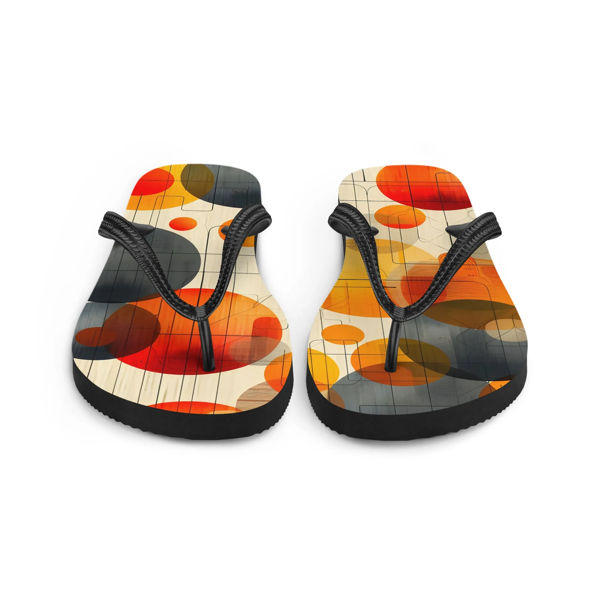 Flip-Flops Kreise - Bunt, Bequem & Perfekt für Sommer & Strand