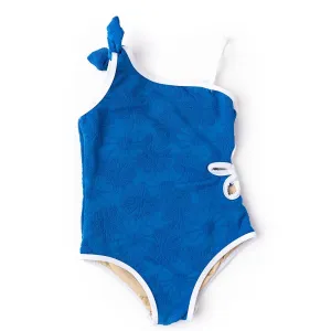 Floral Daisy One Shoulder Swimsuit