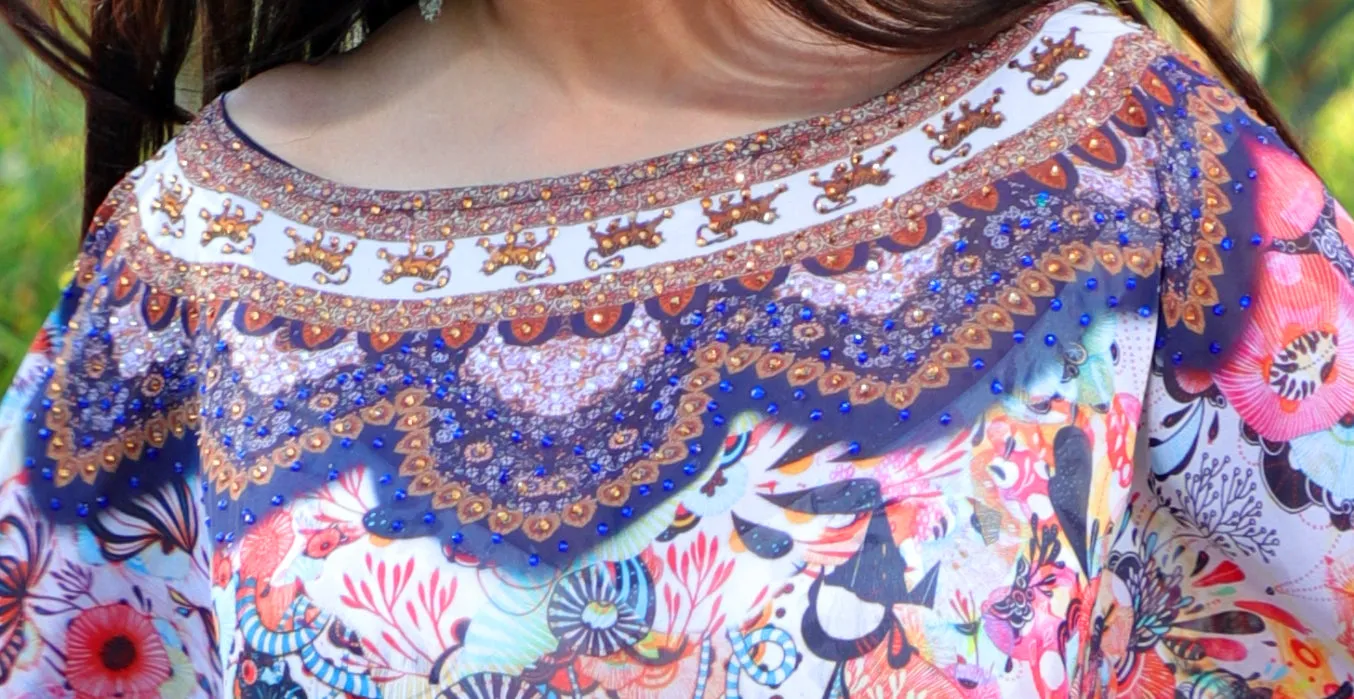 Floral print kaftans long kaftan dresses plus size kaftans maxi dress