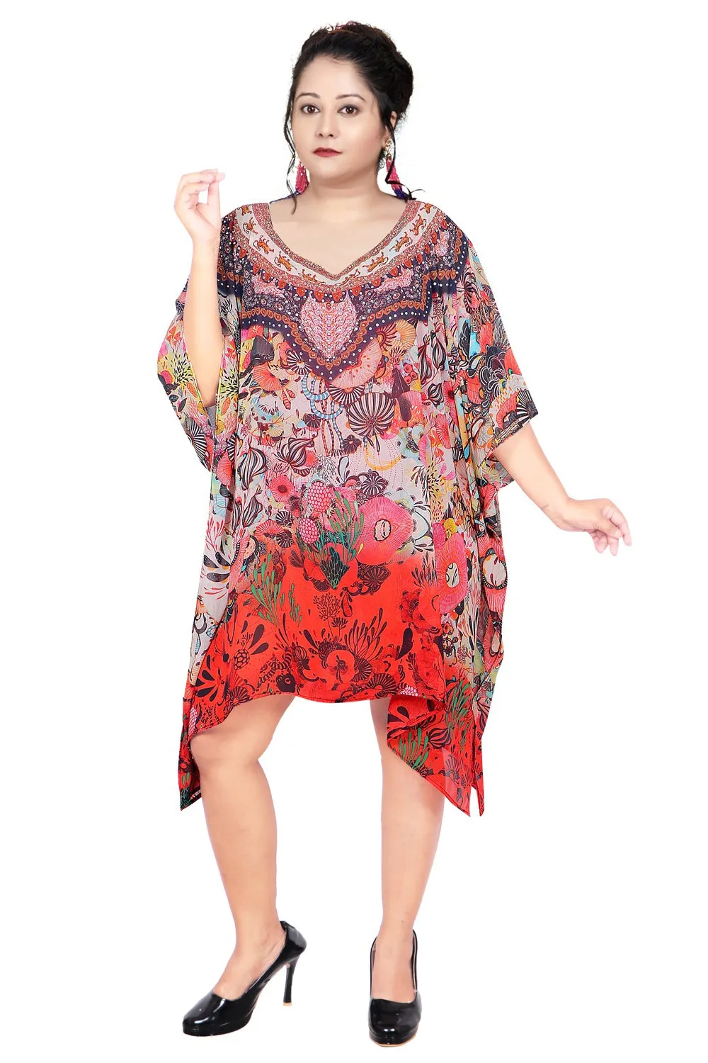 Floral print kaftans long kaftan dresses plus size kaftans maxi dress