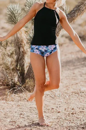 Flower Print Sweet Tankini