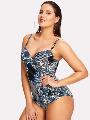 Flower Print Swimsuit