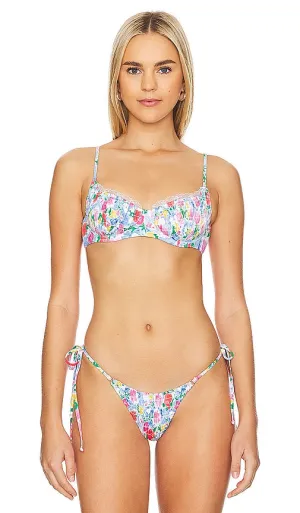 Frankies Bikinis Dean Top in Baby Blue