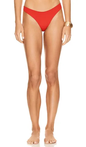 Frankies Bikinis Dove Bottom in Red