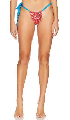 Frankies Bikinis Kealy Bottom in Red