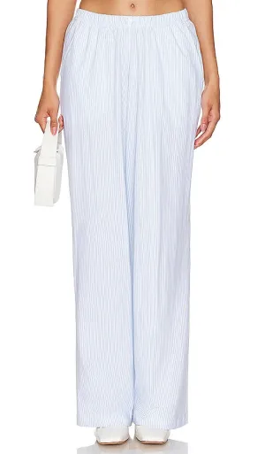 Frankies Bikinis Nantucket Pant in Baby Blue