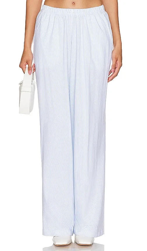 Frankies Bikinis Nantucket Pant in Baby Blue