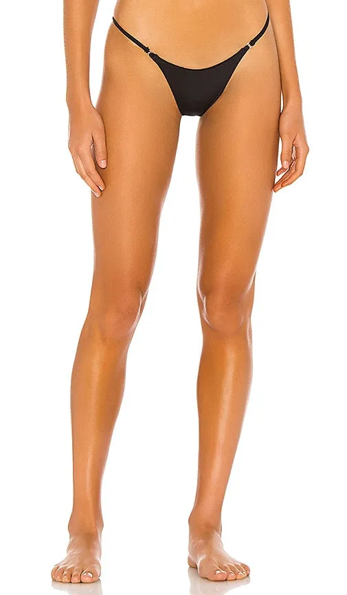 Frankies Bikinis Sara Bikini Bottom in Black