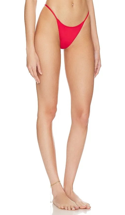 Frankies Bikinis x Pamela Anderson Zeus Bikini Bottom in Red