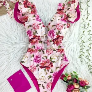 Fresh Petals    One Piece Swimwear Mermaidcore Kawaii Academia Y2K Cottagecore Coquette Fairycore Dollette Princesscore
