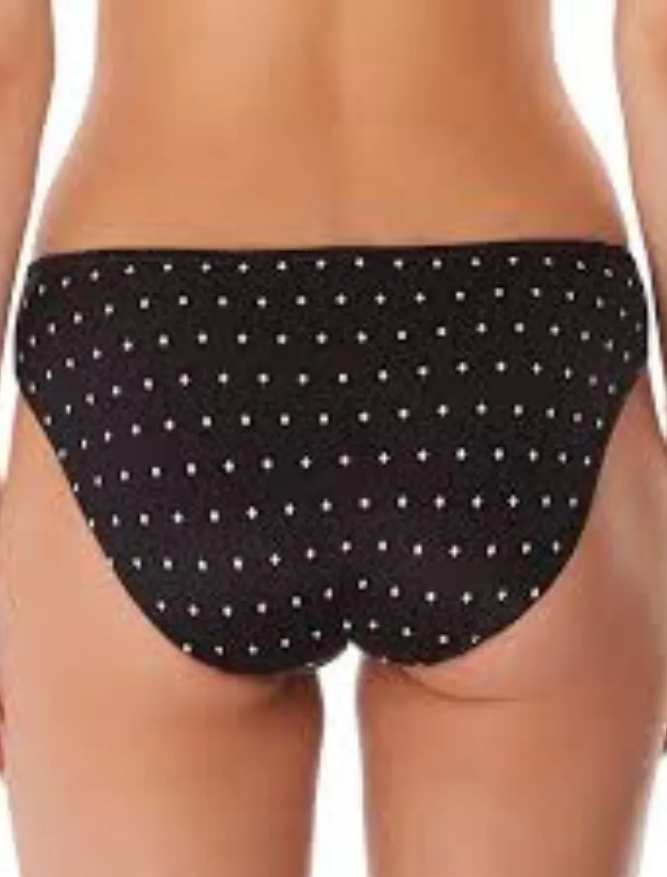 Freya Jewel Cove Classic Swim Brief | Black Polka Dot Bikini Briefs | Freya Swimwear