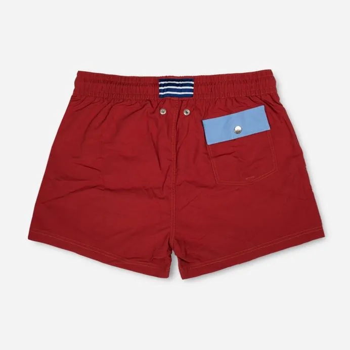 FRÉGATE Rip Stop | Swim Shorts | Rouge Brique