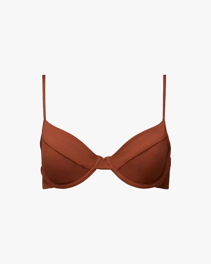Full Coverage Underwire Bikini Top