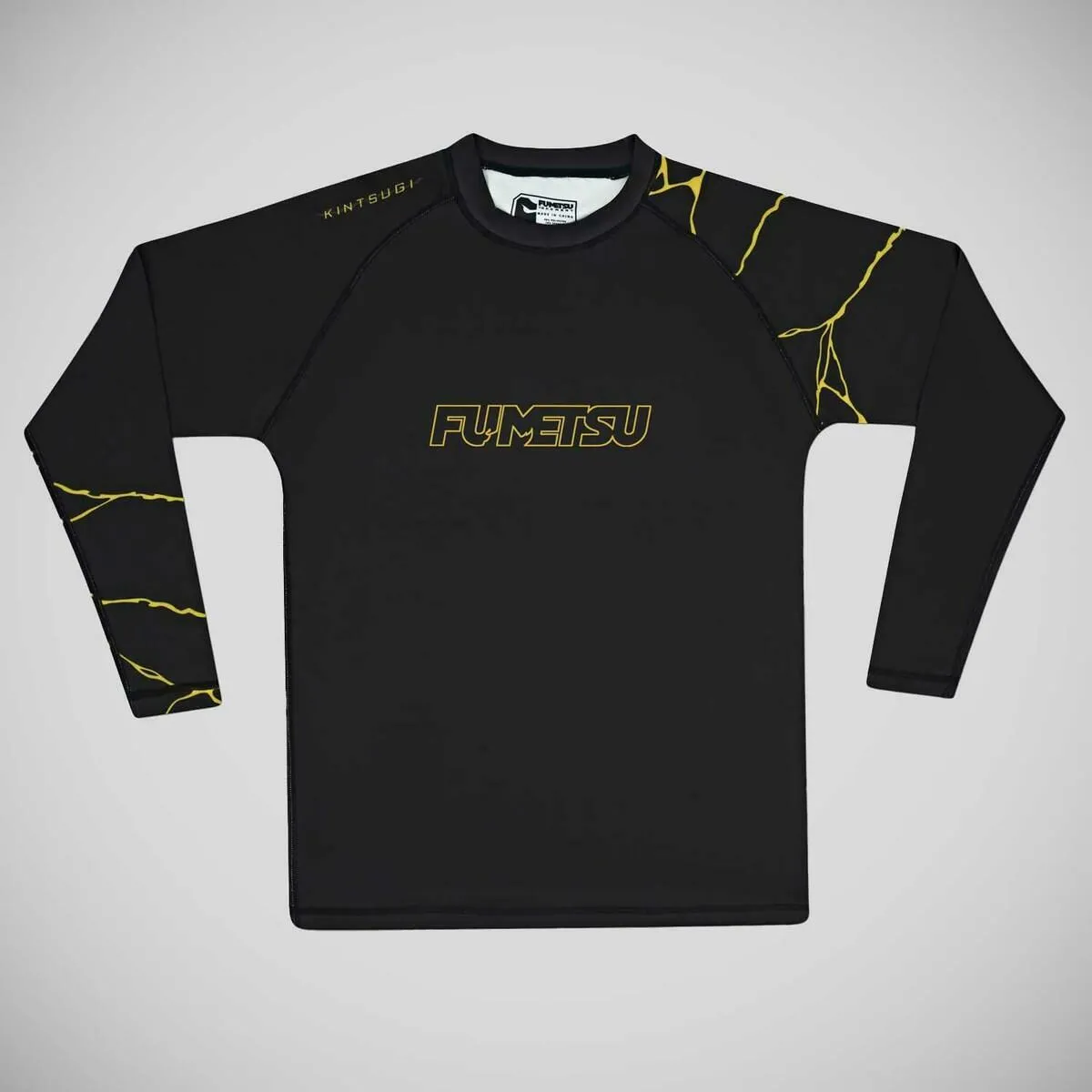 Fumetsu Kintsugi Long Sleeve Rash Guard Black/Gold