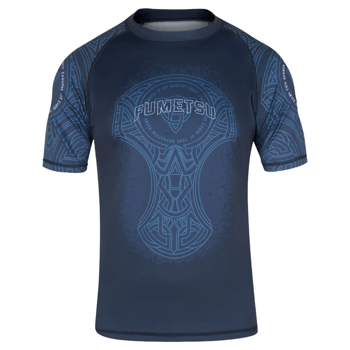 Fumetsu Mjolnir Short Sleeve Rash Guard Blue/Black