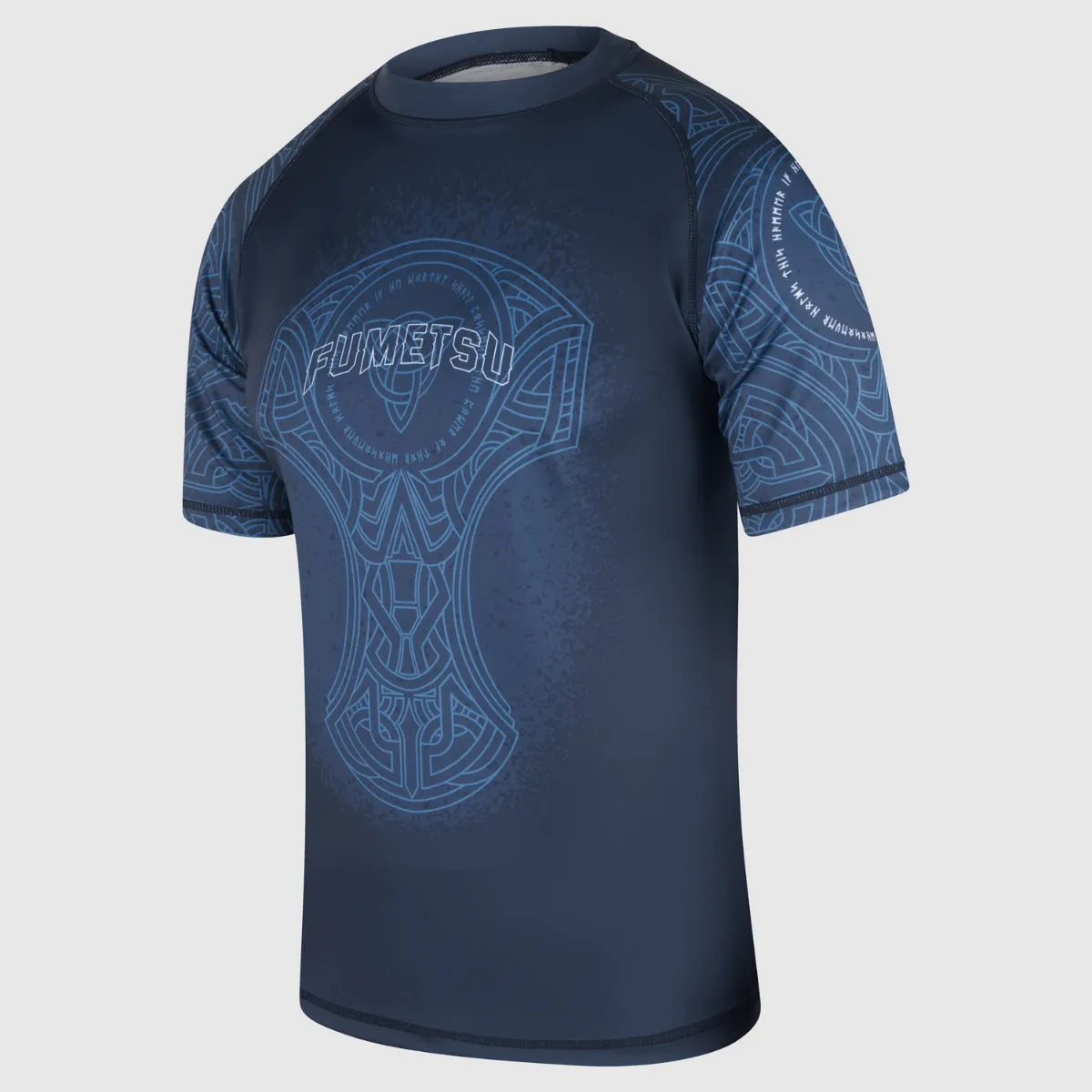 Fumetsu Mjolnir Short Sleeve Rash Guard Blue/Black