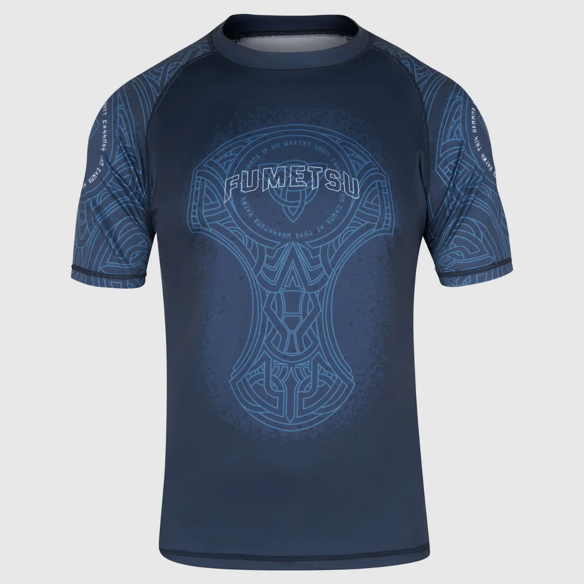 Fumetsu Mjolnir Short Sleeve Rash Guard Blue/Black