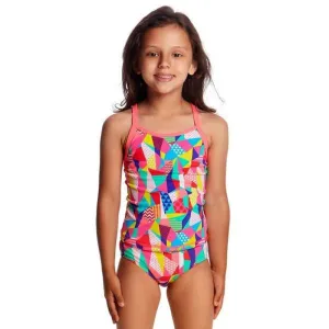 Funkita Toddler Girls Printed Tankini   Brief | Pastel Patch