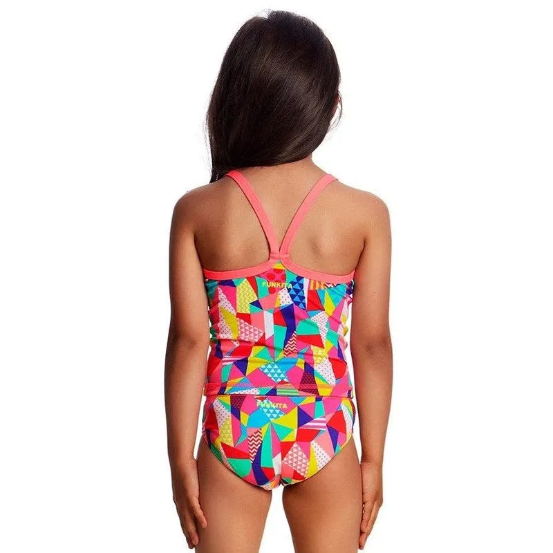 Funkita Toddler Girls Printed Tankini   Brief | Pastel Patch