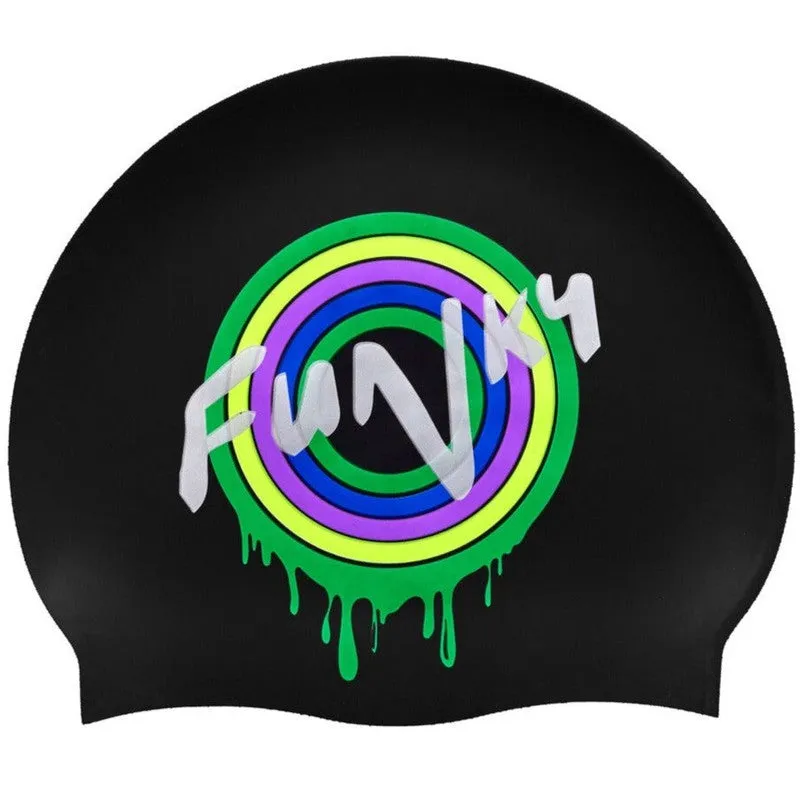 Funky Silicone Swim Cap | Poppy Long