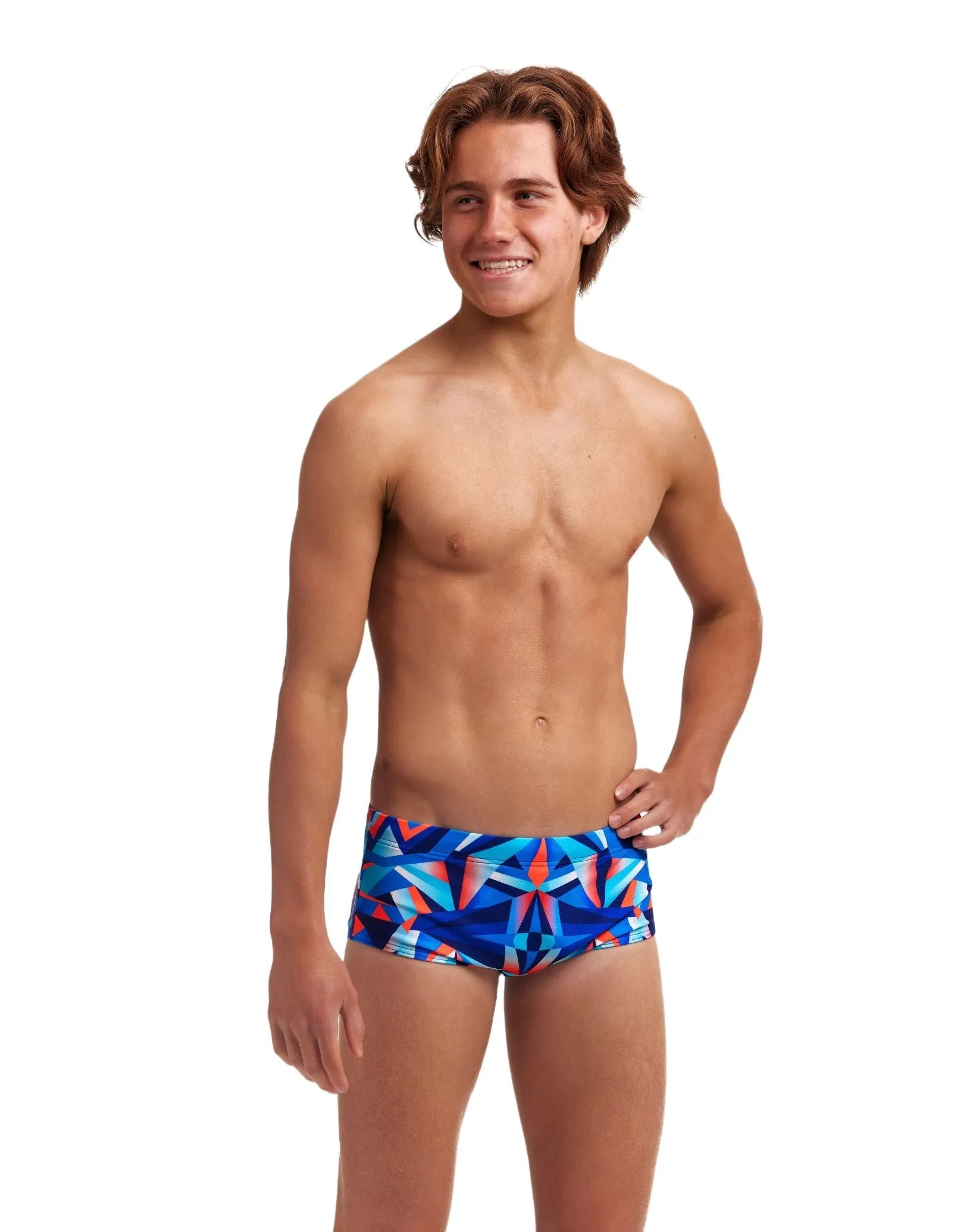 Funky Trunks Boys Mad Mirror Swim Trunks