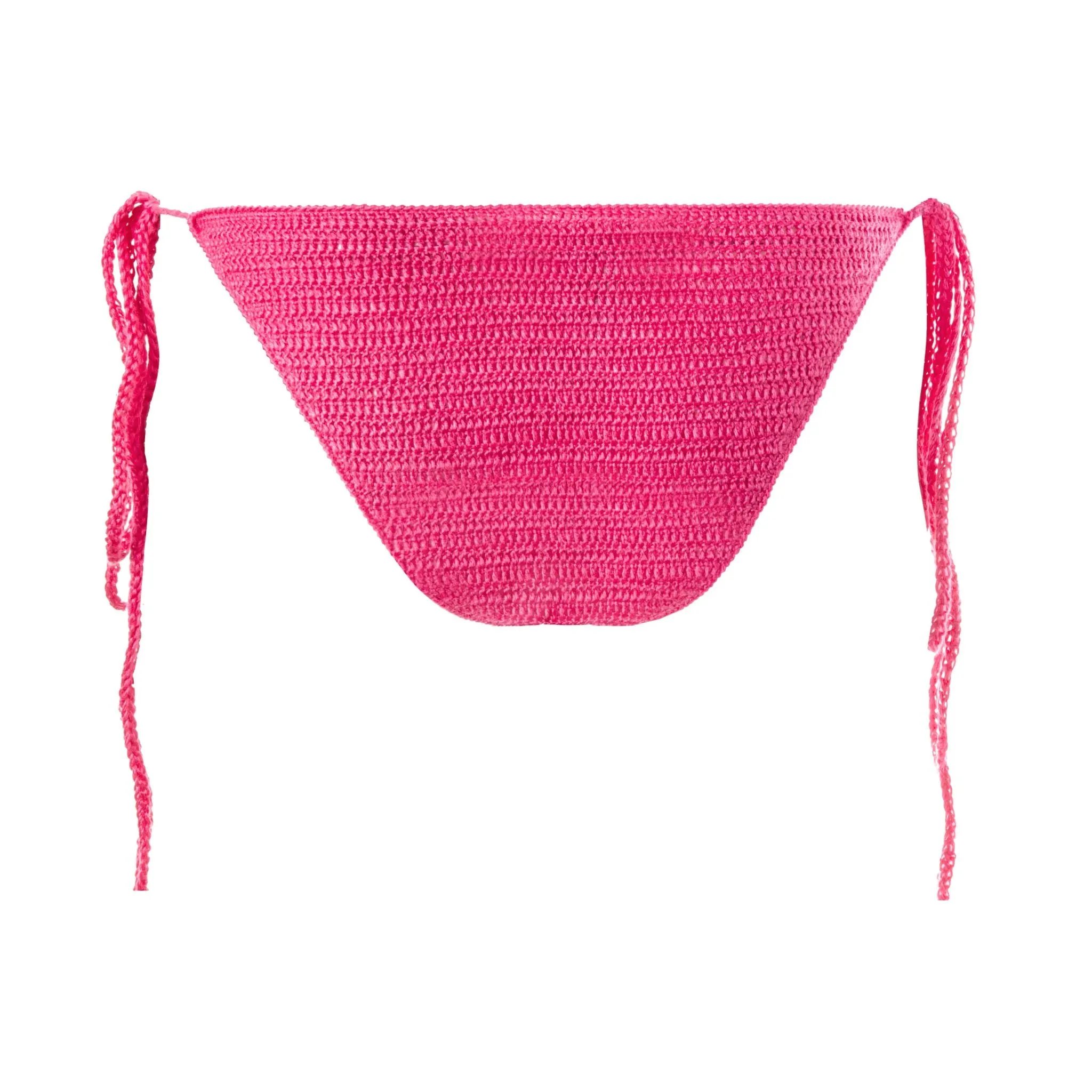 Fuschia Hand Crochet Bikini Bottom