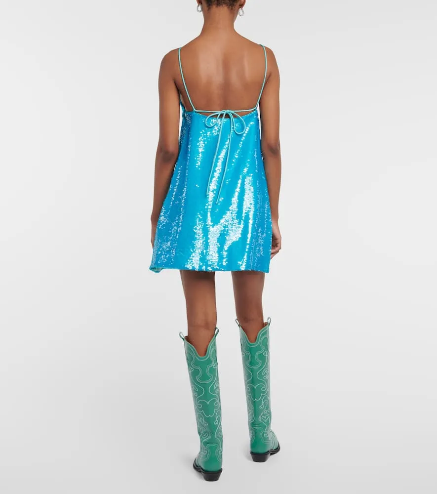 Ganni Sequined minidress
