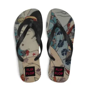 GEISHA GIRL Flip Flops Designed by Alice Lowe