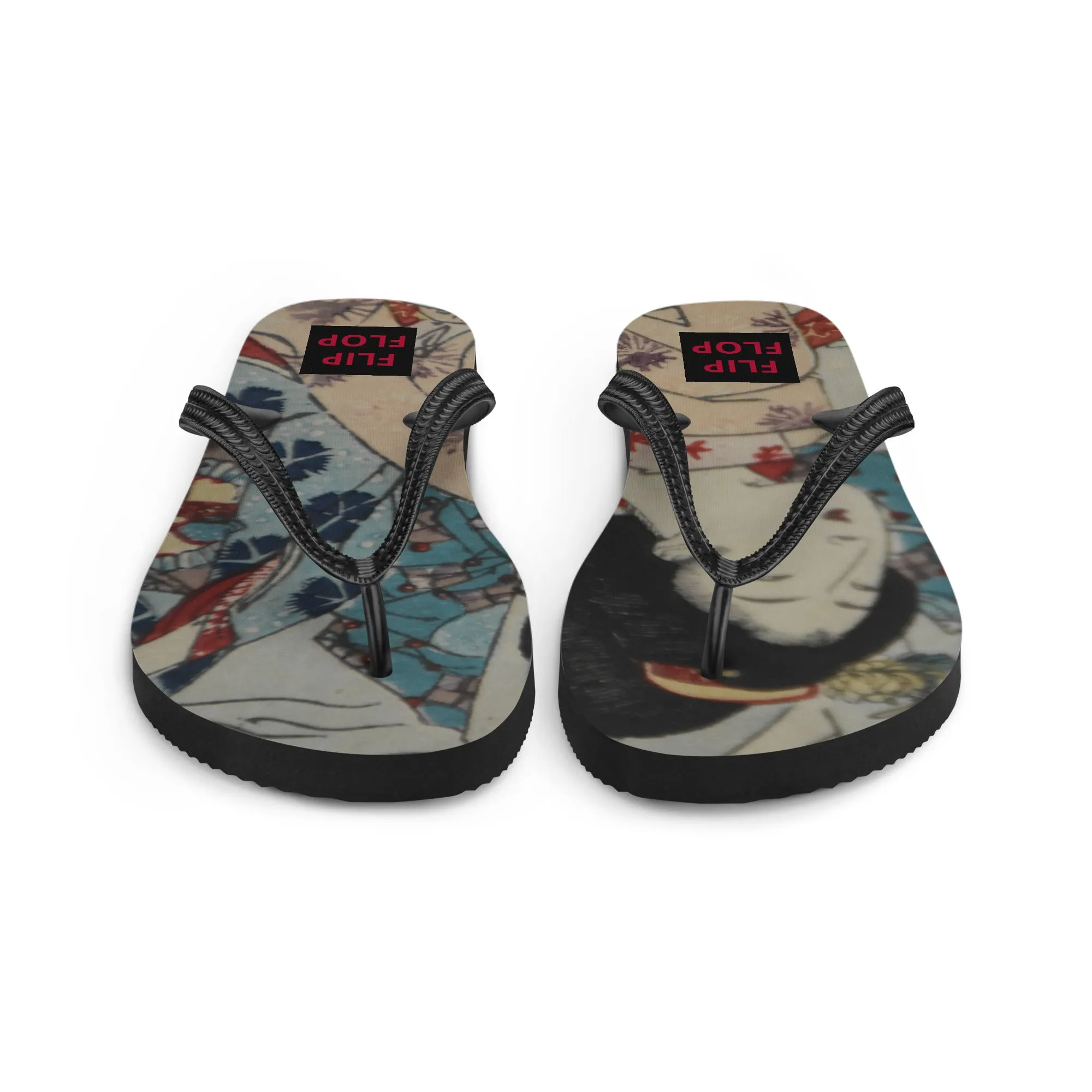GEISHA GIRL Flip Flops Designed by Alice Lowe