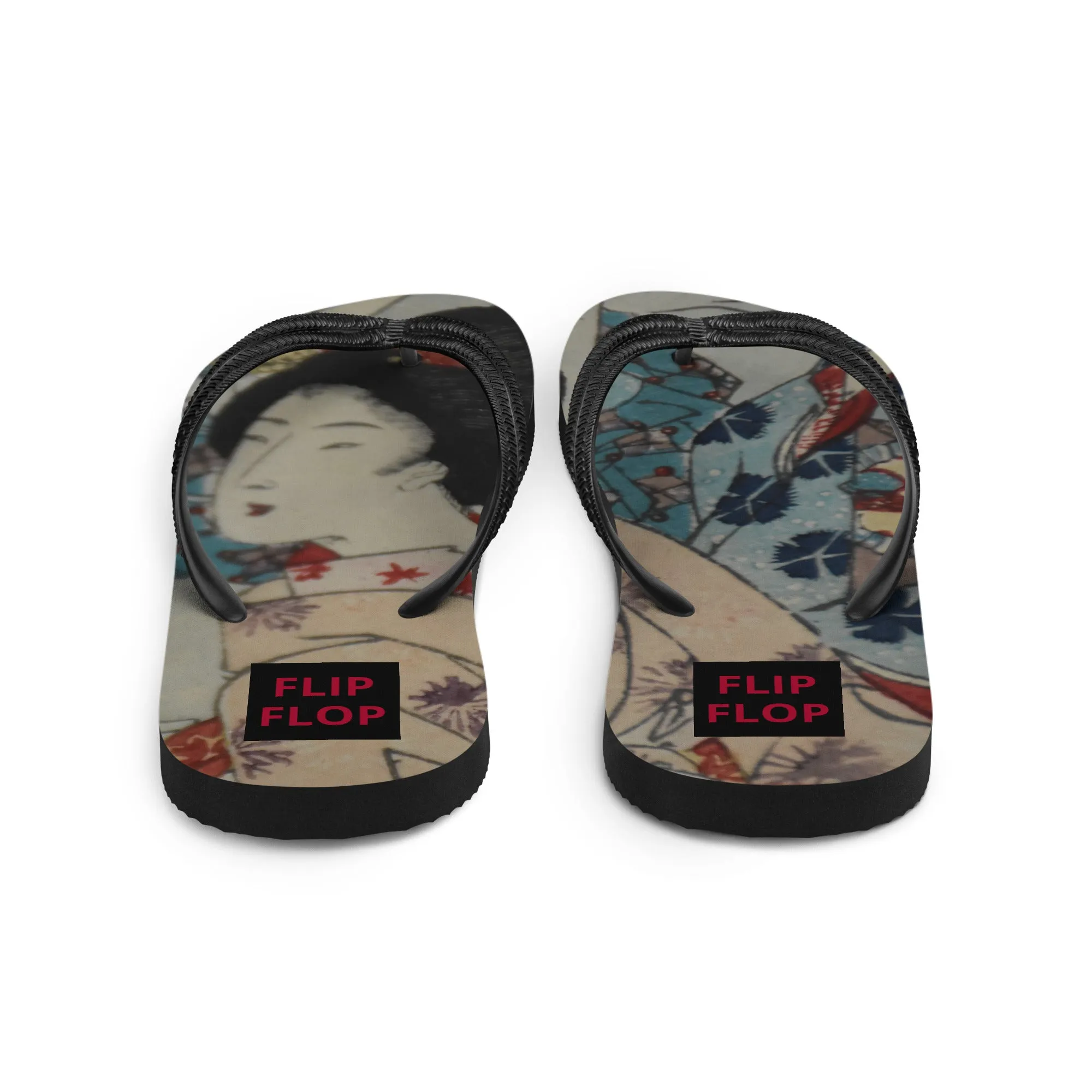 GEISHA GIRL Flip Flops Designed by Alice Lowe