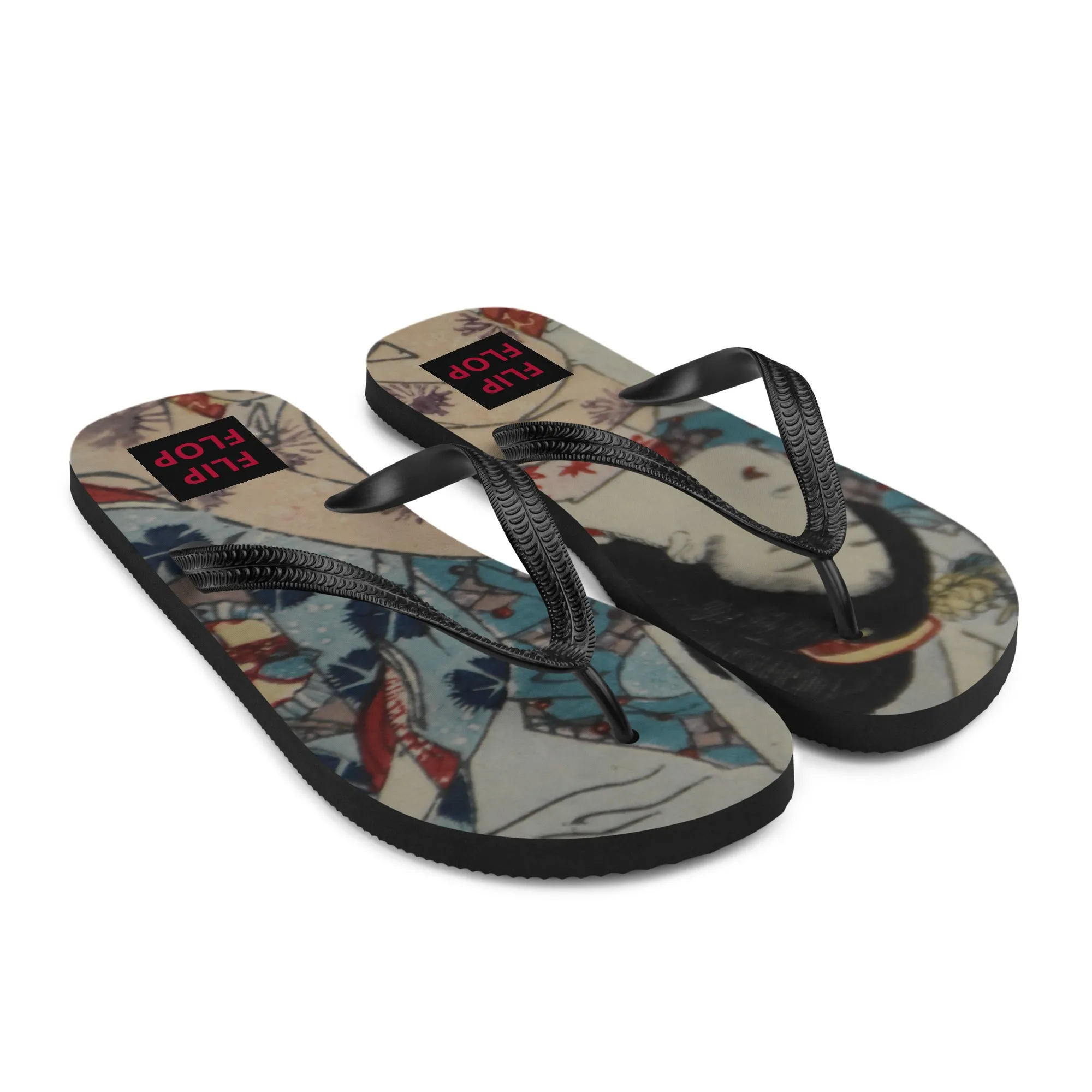 GEISHA GIRL Flip Flops Designed by Alice Lowe