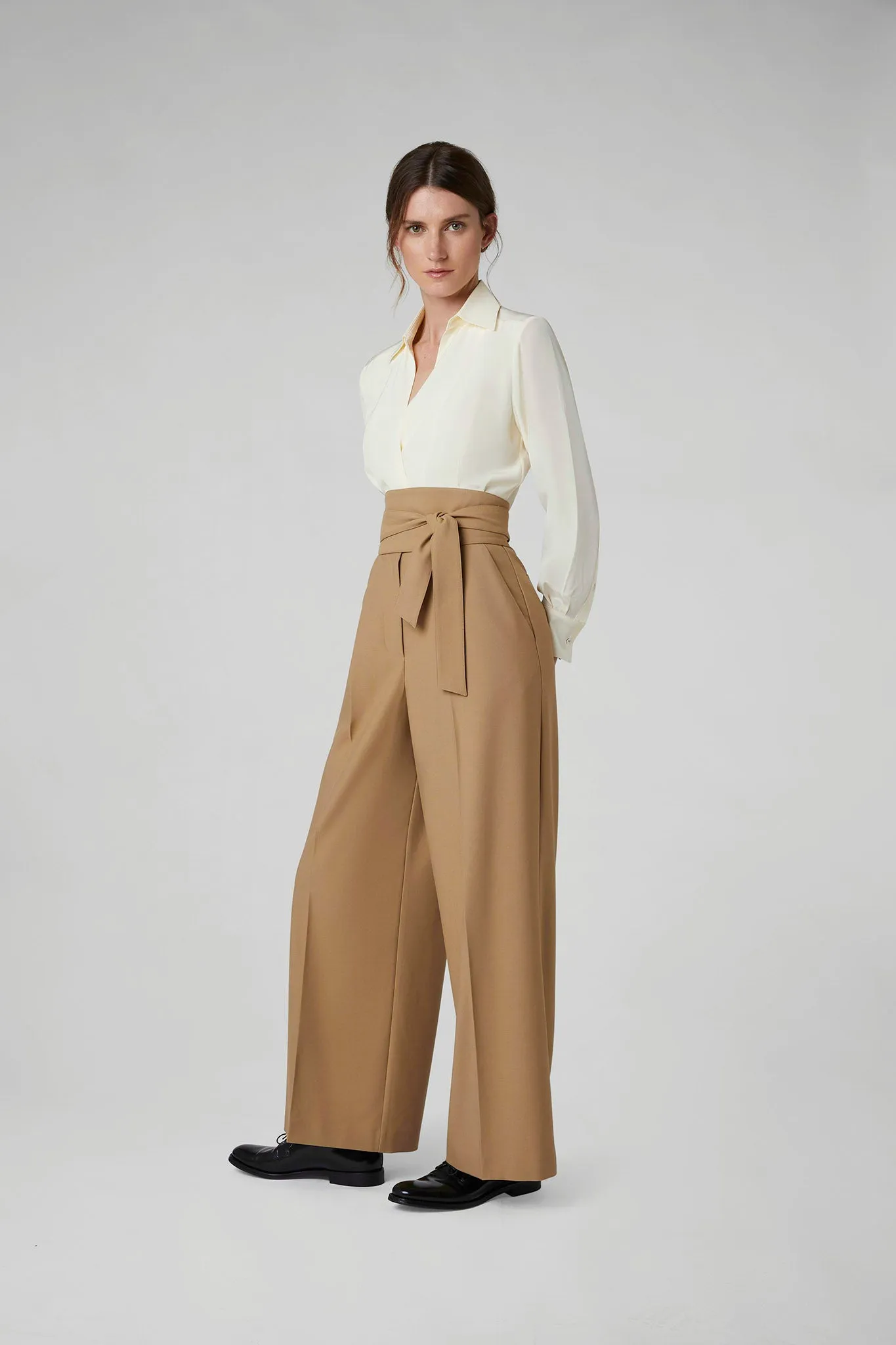 Genevieve Silk Wrap Shirt