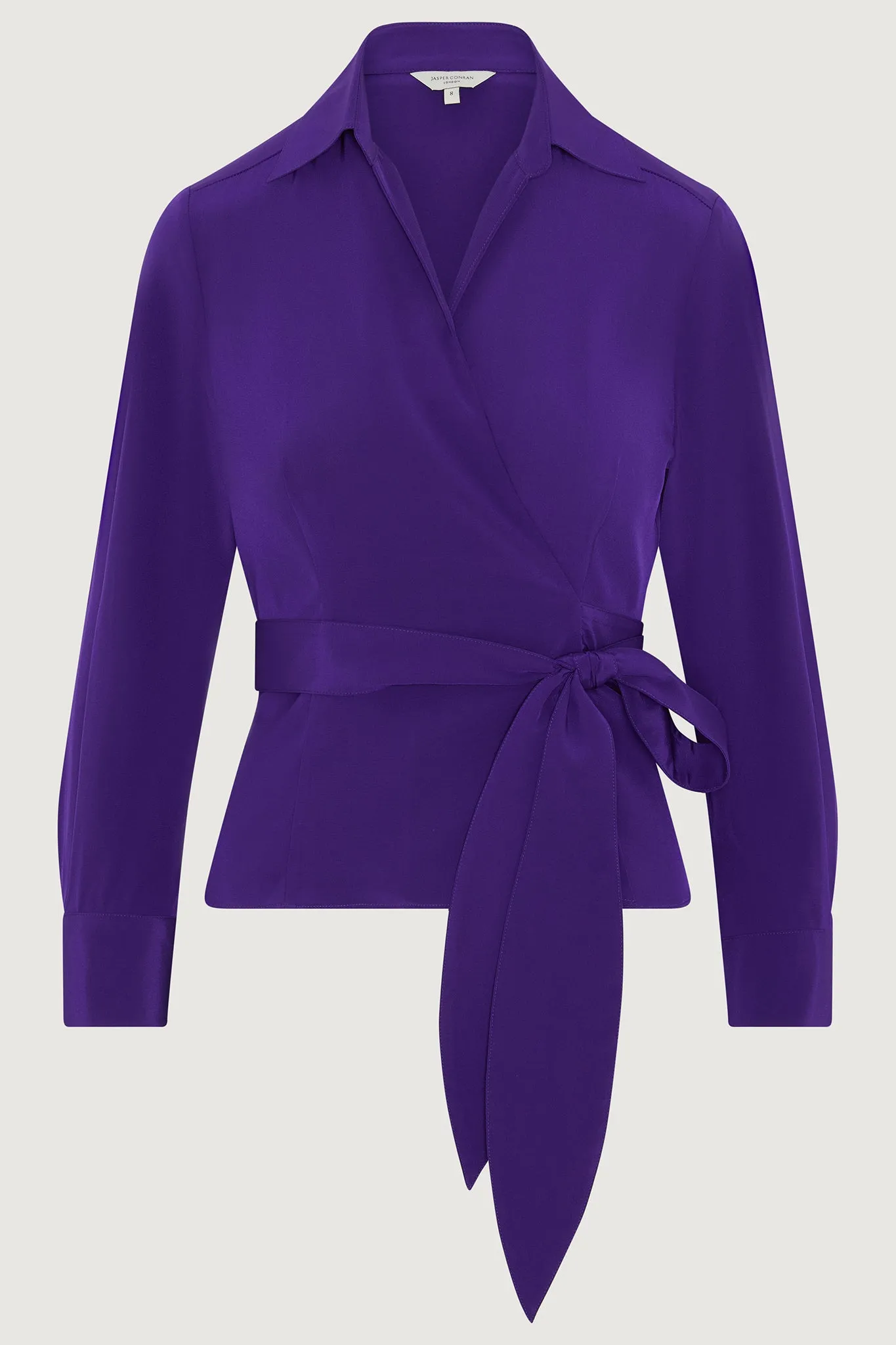 Genevieve Silk Wrap Shirt