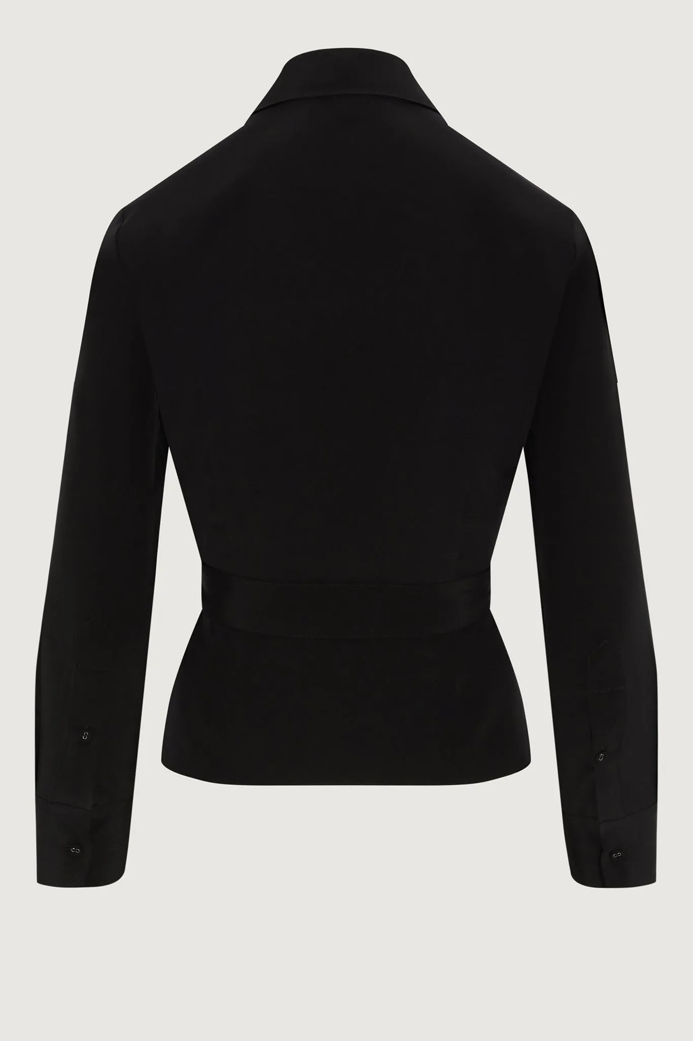 Genevieve Silk Wrap Shirt