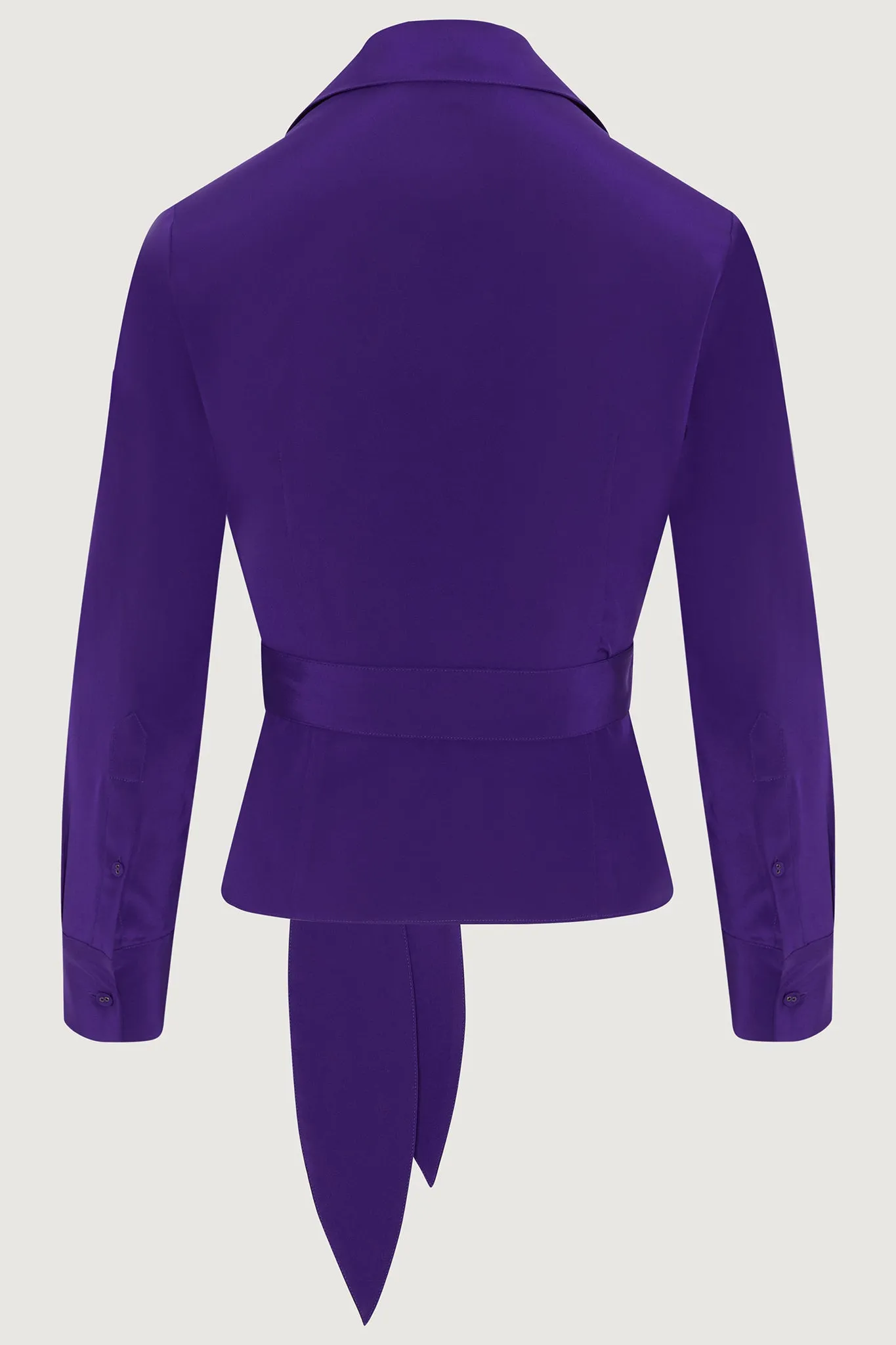 Genevieve Silk Wrap Shirt
