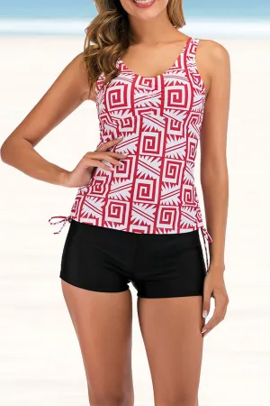 Geometric Print Classic Tankini