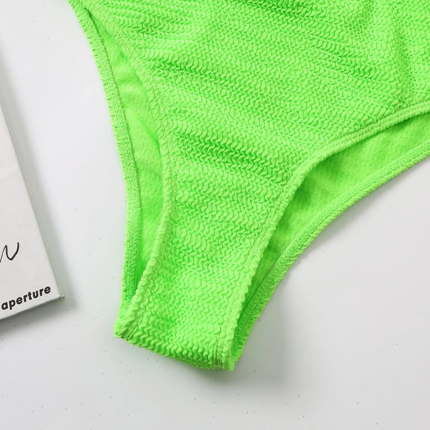 GFIT® Sexy Solid Color One Piece Tie Dye Bathing Suit
