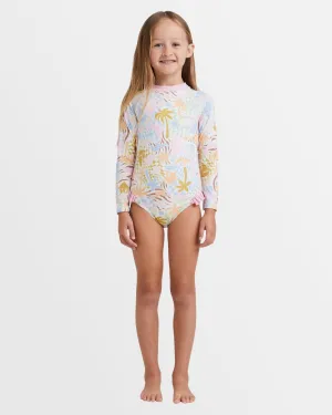 Girls 0-5 Beach Party One Piece Rash Vest
