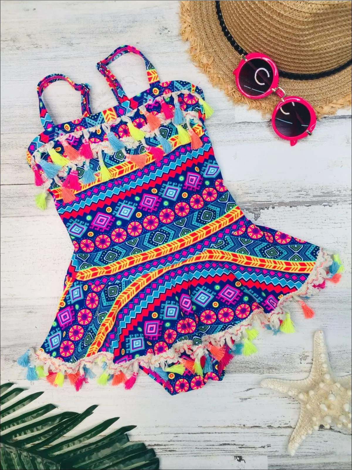 Girls Into the Sunset One Piece Swimsuit