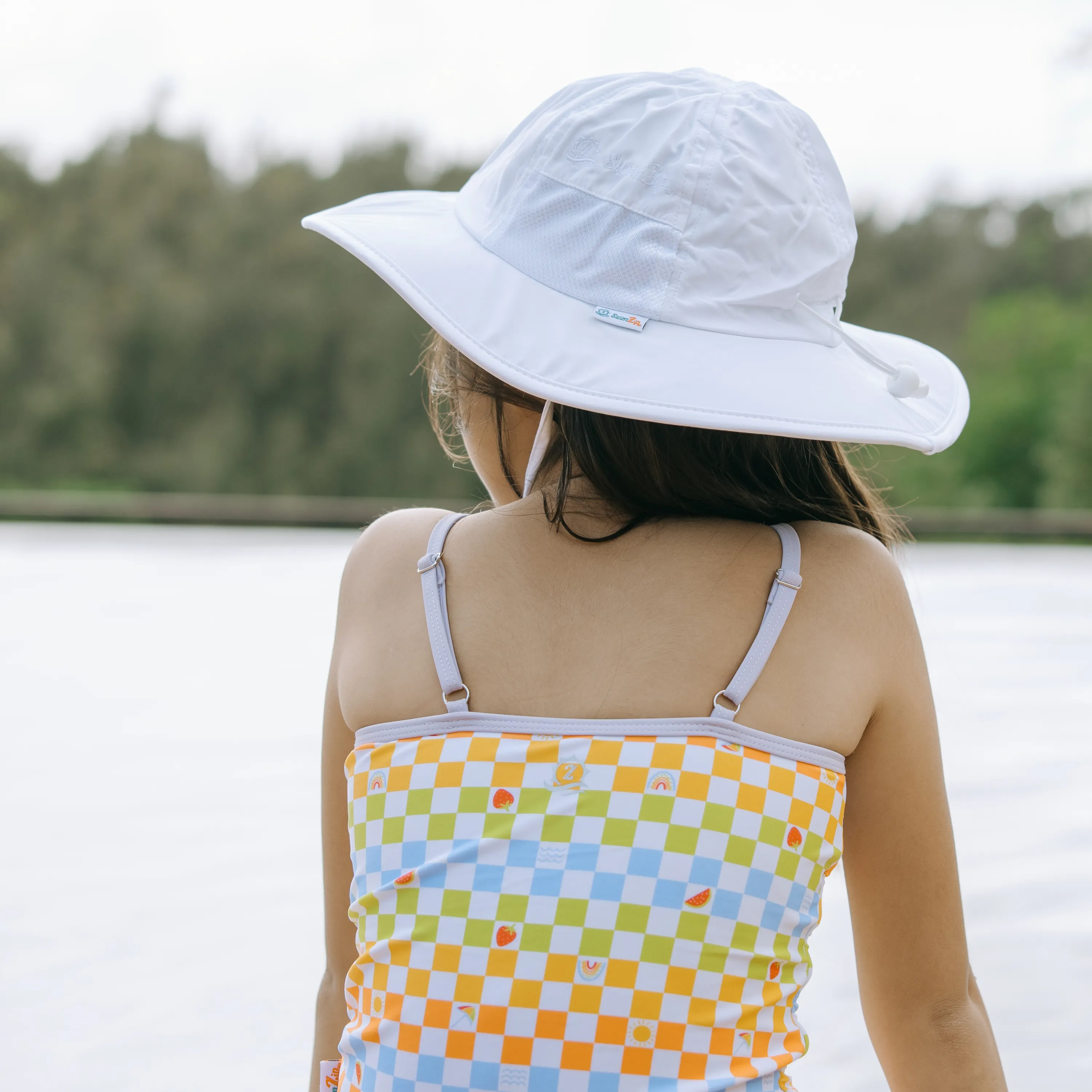 Girls Long Sleeve Rash Guard   Tankini Shorts Set (3 Piece) | "Gamified"