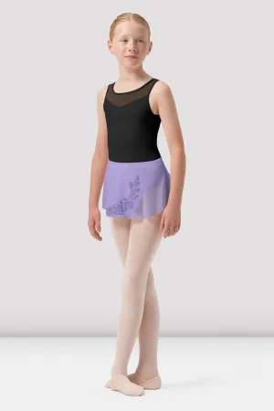 Girls Sage Mesh Wrap Skirt