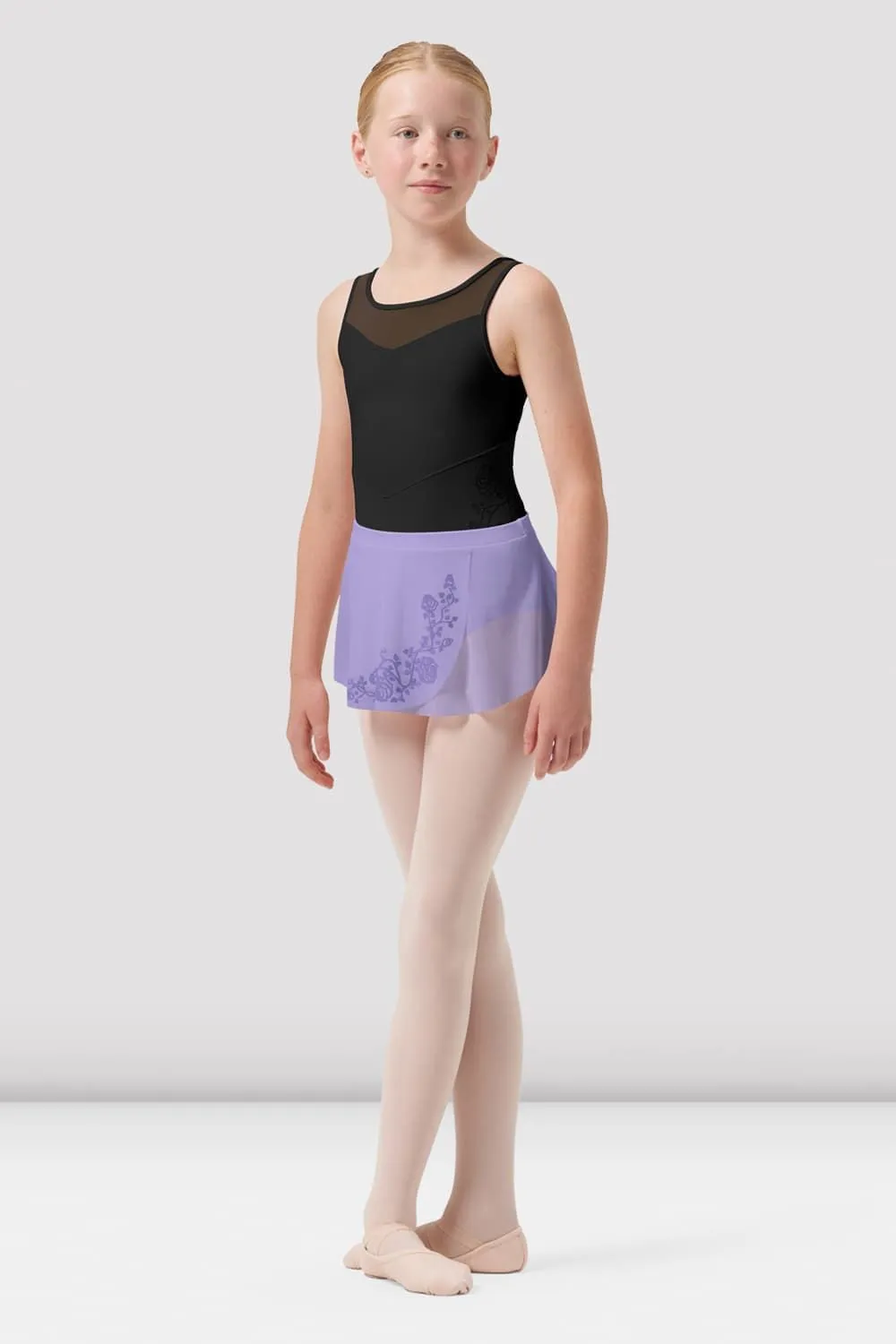 Girls Sage Mesh Wrap Skirt